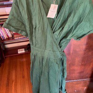 Brand new Grae Cove green linen dress
